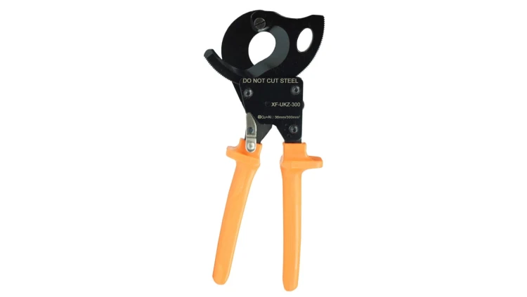 Nożyce do kabli zapadkowe izolowane do 300mm2 XF-UKZ-300
