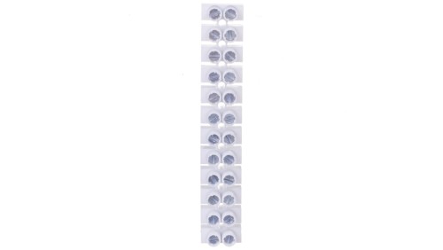 Listwa zaciskowa 12-torowa 2,5 mm2 biała LTA 12- 2.5b 22210216