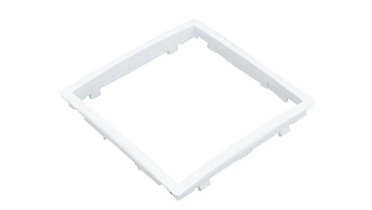 QUADRA Rant do ramek szklanych białych