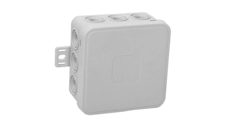 V5 Puszka natynkowa 75x75x41 IP54 popielata 035-03