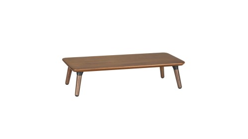 Drewniana podstawka pod monitor / laptop Maclean, (500x240x120mm), kolor czarny orzech, max. 20kg, MC-930