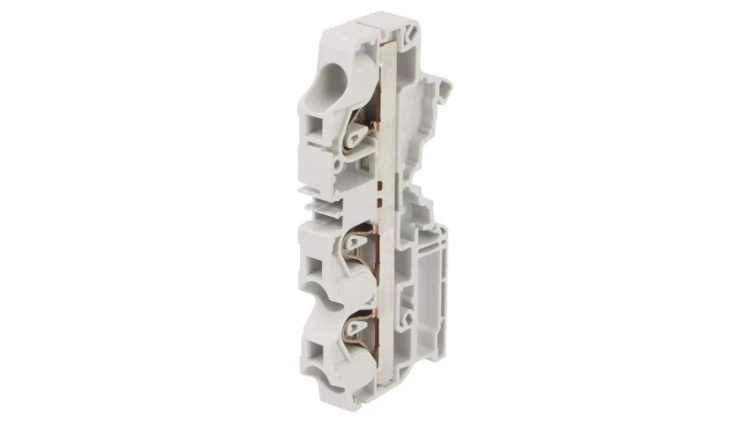 Złączka szynowa SNK 0,5÷10mm2 tory 1 zaciski 3 szary 1kV 1SNK710011R0000 (ZK10-3P)