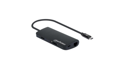Adapter USB-C Multiport HDMI/3x USB-A/USB-C PD/RJ45/MicroSD