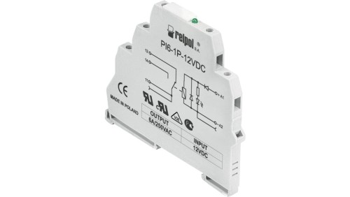 Przekaźnik interfejsowy AgSnO2 1P 6A 24V DC AgSnO2 PI6-1P-24VDC 858550