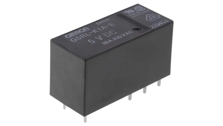 Przekaźnik elektromagnetyczny SPST Ucewki 5VDC 16A/250VAC G5RL-K1A-E-5DC