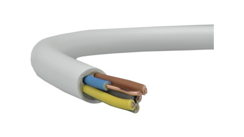 Przewód prądowy YDY 450/750V 5x1,5 okrągły drut Elektrokabel /100m/