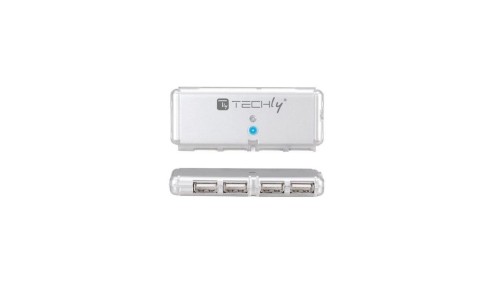 4-Portowy Hub USB 2.0 Hi-Speed 4X USB-A z kablem 55Mm IUSB2-HUB599TY