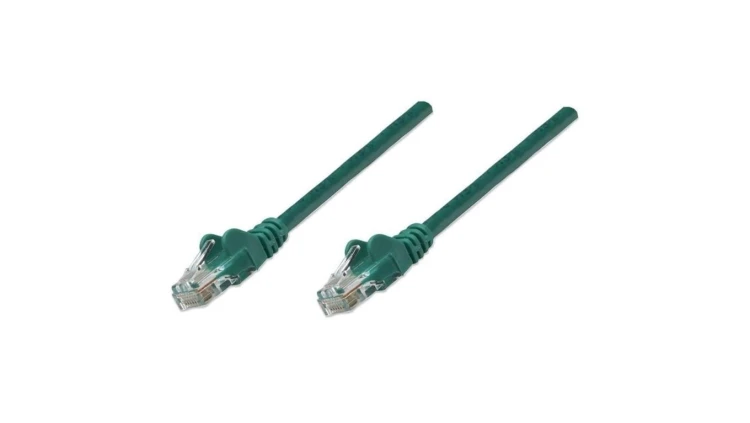 Patch Cord Cat5E UTP 5,0M Zielony 100 Miedź 319836