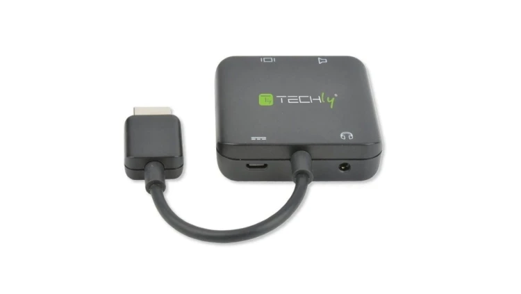 Extractor HDMI 4Kx2K Audio 5.1Ch Spidf / 2.0Ch Jack 3.5Mm IDATA HDMI-VGA8