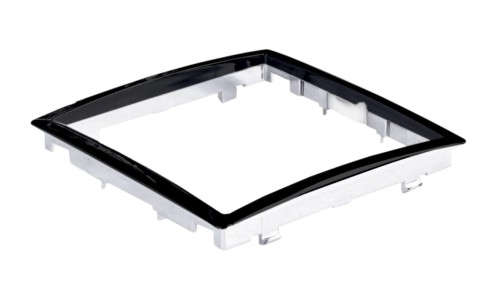 QUADRA Rant do ramek szklanych czarnych