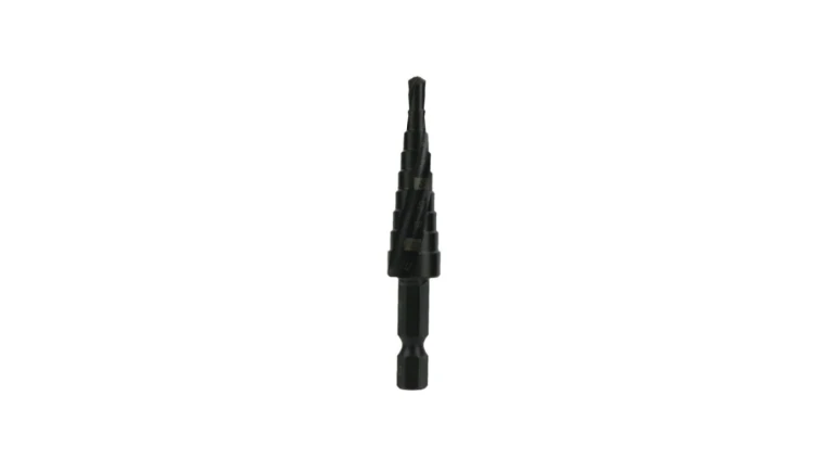 Wiertło wielostopniowe spiralne HSS M2 HEX 1/4 4-12mm (N-WWS0412-1)