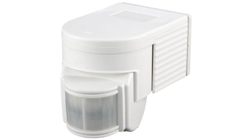 Czujnik ruchu / zmierzchu PIR zewnętrzny LED BIAŁY 180stopni 6S-CR2-W