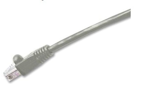 Kabel krosowy RJ45, 568B, U/UTP, linka, PowerCat 5e, LS0H 1m, Szary PCD-01001-0E
