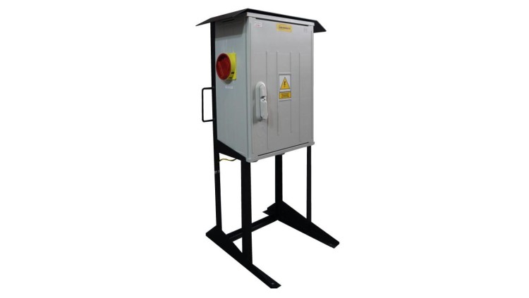 100A, wyłącznik główny, Rozdzielnica elektryczna budowlana dźwigowa ERB100ADz2 17127