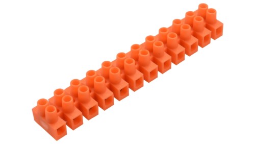Listwa 12-torowa 4mm2 400V pomarańczowa