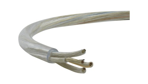 Przewód prądowy H03VV-F / OMY 300V 4x0,75 przezroczysty linka Alkri /100m/