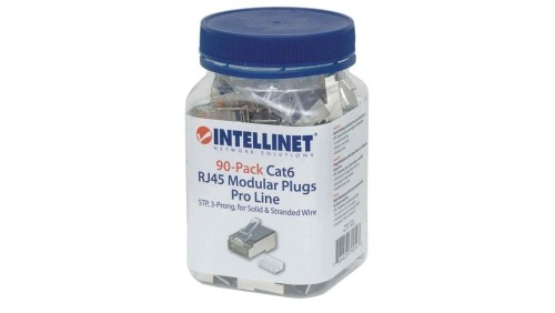 Wtyk modularny RJ45 Cat6, STP, linia Pro, 90 sztuk