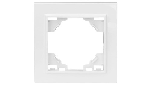 QUADRA Ramka pojedyncza biała QR-R1