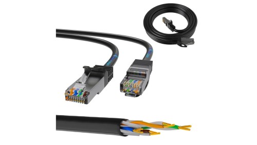 Patchcord LAN Miedź Kabel sieciowy skrętka Extralink Kat.5e FTP 2m