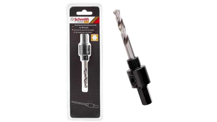 Uchwyt do otwornic bi-metalowych adapter 3/8 do otwornic 14-30 mm Schmith