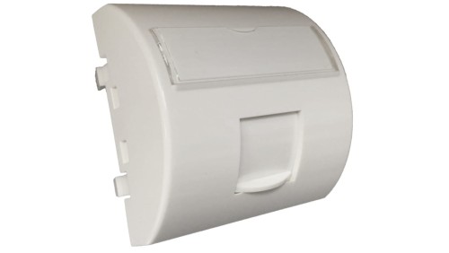 Adapter keystone 2M 45x45 pojedyń. kątowy Alantec