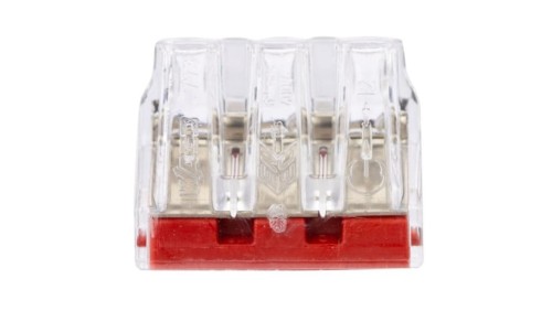 Szybkozłączka 3x 2,5-6,0mm2 uniwersalna (na drut / na linkę) 400V/41A ORYGINALNA woreczek 10szt. 773-173