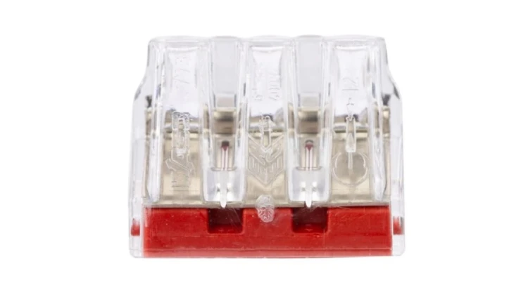 Szybkozłączka 3x 2,5-6,0mm2 uniwersalna (na drut / na linkę) 400V/41A ORYGINALNA woreczek 10szt. 773-173