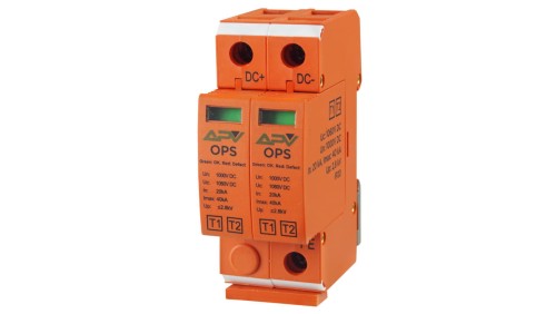 Ogranicznik przepięć PV T1+T2 2P 1000DC 20kA APV-OPS-2P-T1+T2
