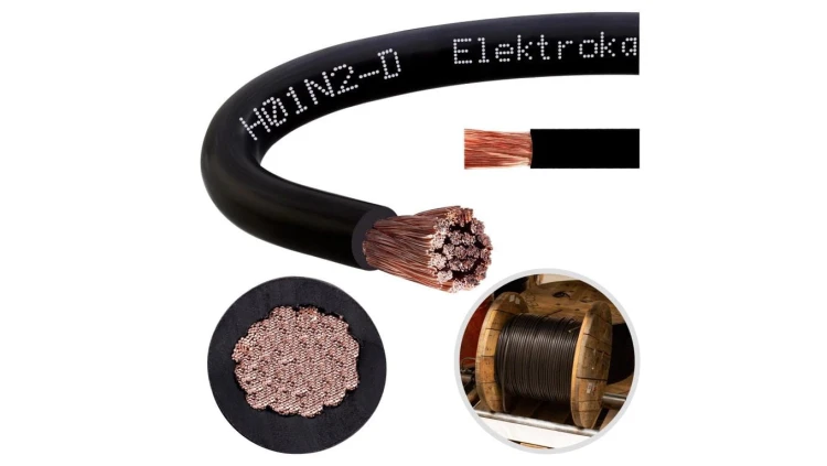 Przewód spawalniczy H01N2-D / OnS 70 100V Elektrokabel /100m/