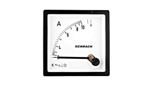 Amperomierz 72x72mm, 10A AC, pomiar bezpośredni