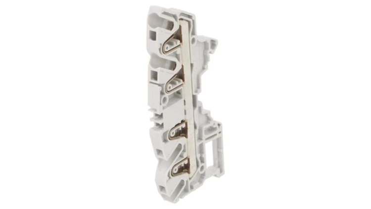 Zacisk rozgałęźny szynowy SNK 0,5÷4mm2 drogi 1 zaciski 4 szary 1SNK706012R0000 (ZK4-4P)