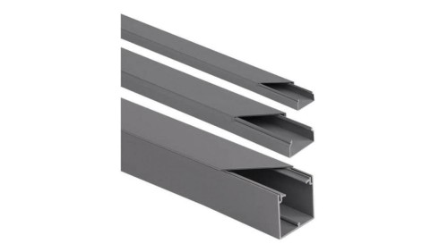 Listwa elektroinstalacyjna (korytko kablowe) szara RAL7037 20x14mm 1szt=2mb