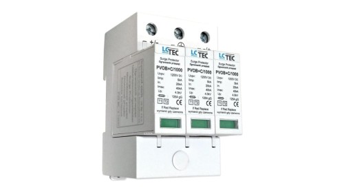 Ogranicznik ochronnik przepięć 4P klasa Typ T1+T2 12,5kA iskiernikowy