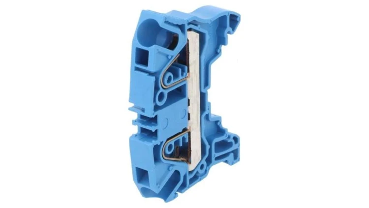 Zacisk rozgałęźny szynowy SNK 0,5÷6mm2 drogi 1 zaciski 2 niebieski 1SNK708020R0000 (ZK6-BL)