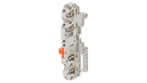 Złączka szynowa SNK 0,2÷2,5mm2 tory 1 zaciski 4 szary 300V 1SNK705312R0000 (ZK2.5-S-4P)