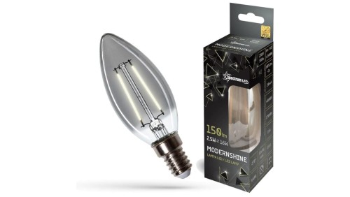 Żarówka świeczka LED E14 2,5W 150lm COG 4000K MODERNSHINE