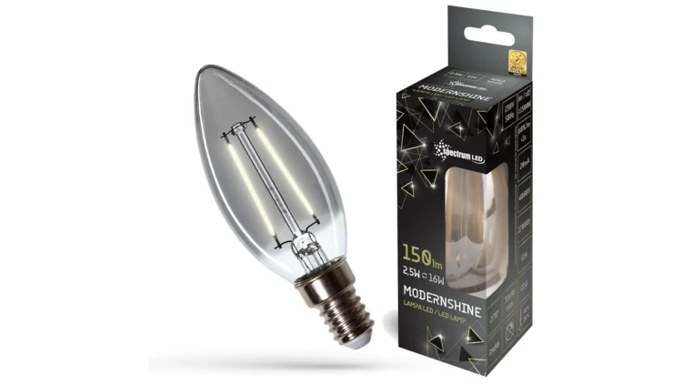 Żarówka świeczka LED E14 2,5W 150lm COG 4000K MODERNSHINE
