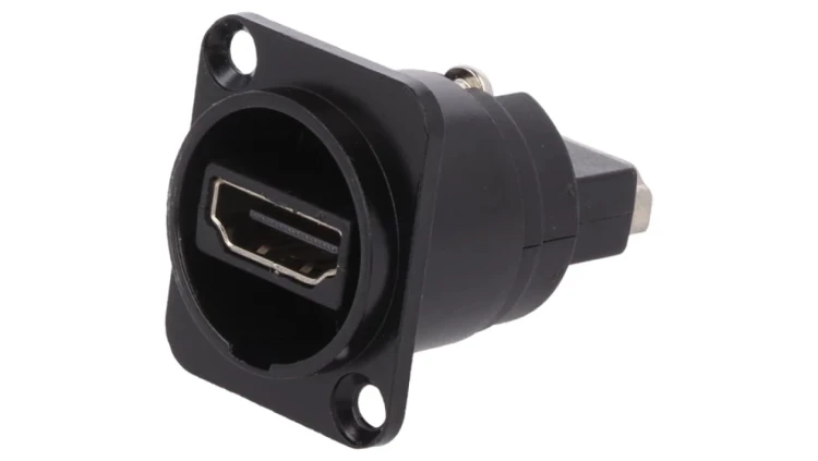 Łącznik HDMI gniazdo z obu stron FT ekranowane 19x24mm CP30122