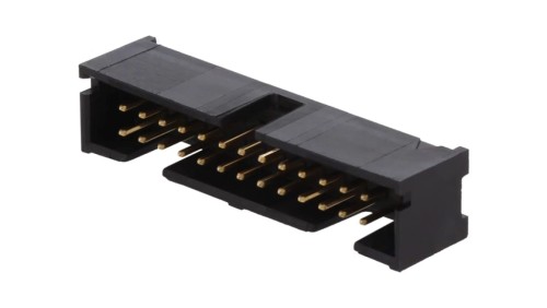 Gniazdo IDC męskie 26-pin proste THT złocony 2,54mm czarny 5103308-6