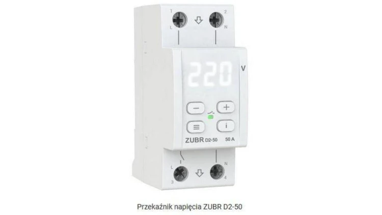 Przekaźnik napięciowy ZUBR D2-50