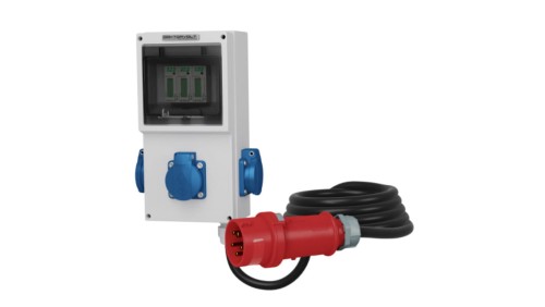 Mobilny licznik energii elektrycznej 16A MID gniazda 3x230V Doktorvolt 4319