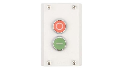 Kaseta sterownicza 2-otworowa START/STOP szara IP67 M22-I2-M1 216529