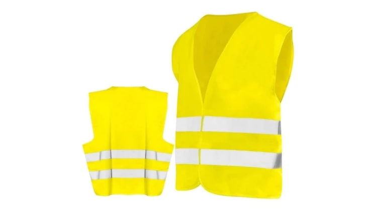 Kamizelka robocza ostrzegawcza odblaskowa żółta rozmiar L NEO 81-735-L