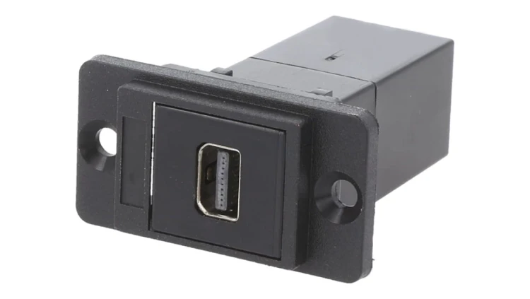 Łącznik Mini DisplayPort gniazdo z obu stron DUALSLIM 29mm CP30702