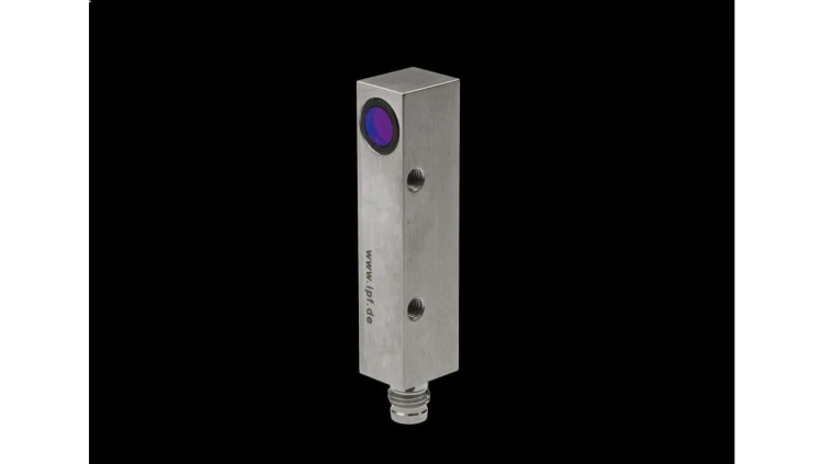 Laser sensorowy, Odbiornik Czujnika przelotowego, 64x14x12mm, apertura Ø1mm, Sn: 5m, 12-32VDC, PNP/NPN Push-pull, Złą PE130175