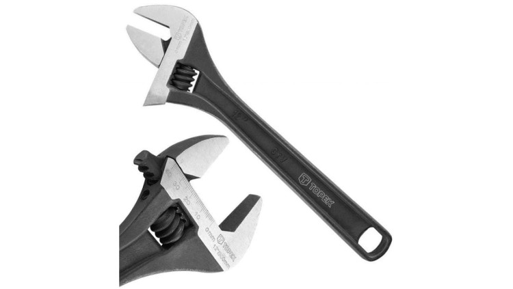 Klucz nastawny 300mm zakres 0-42 mm z podziałką metryczną 35D558