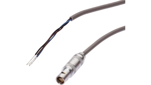 Kabel przyłączeniowy, 2m, Lemo-mini Female 3-PIN Straight, Końcówka wolna, 3 żyły, -40-180C VK2000L4