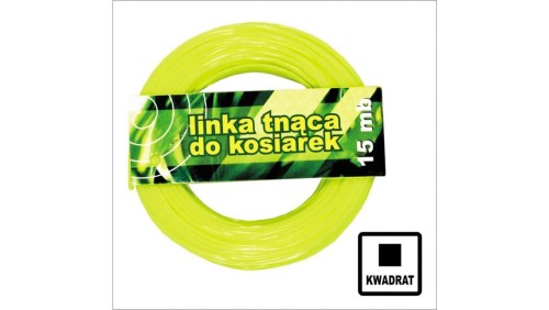 Żyłka do wykaszarki kwadrat 3.0mm 15m