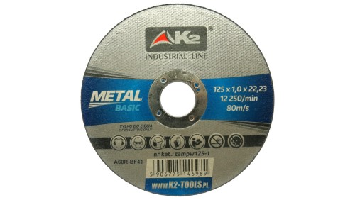 Tarcza do cięcia metalu BASIC 125 x 1,0mm (25 szt.)