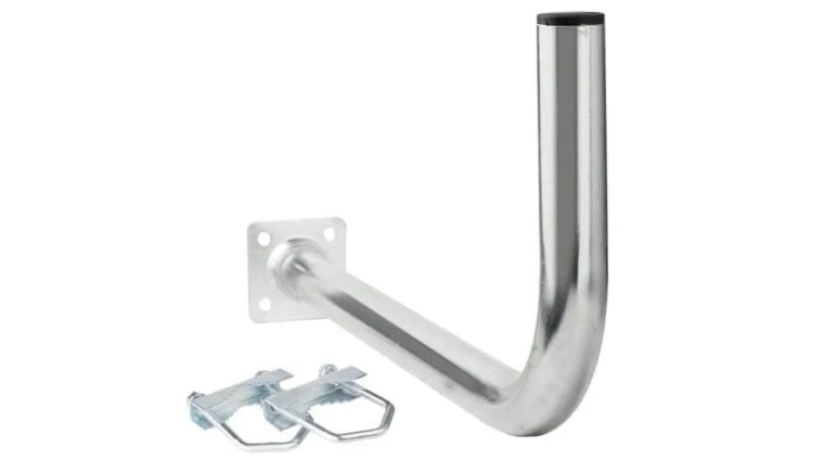 Uchwyt antenowy balkonowy czołowy z cybantami 50cm